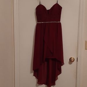 Shoulderless prom dress